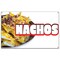Signmission Nachos Banner Concession Stand Food Truck Single Sided B-Nachos19 - alternate 1